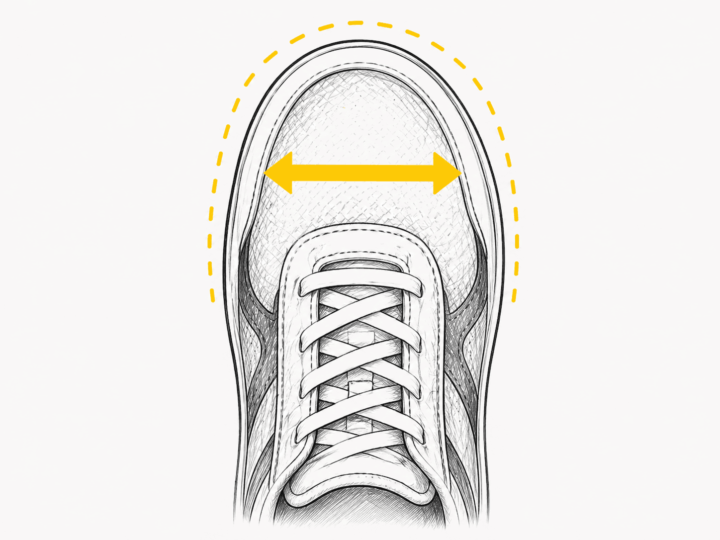 Watch for a wide toe box