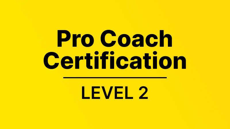 Certification Level 2 - Online Live Kurs